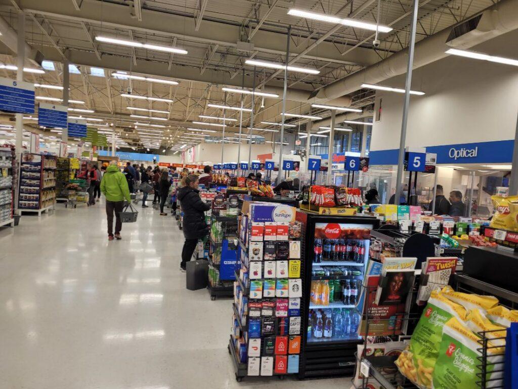 checkout counters at superstore calgary