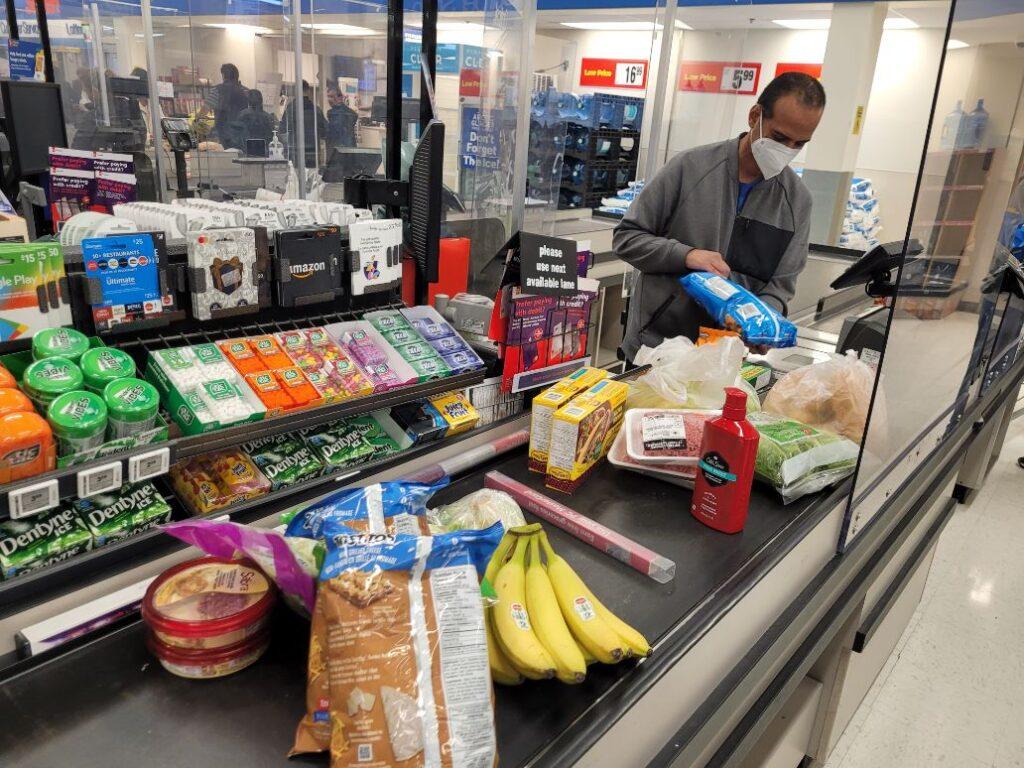 checkout counter at superstore calgary