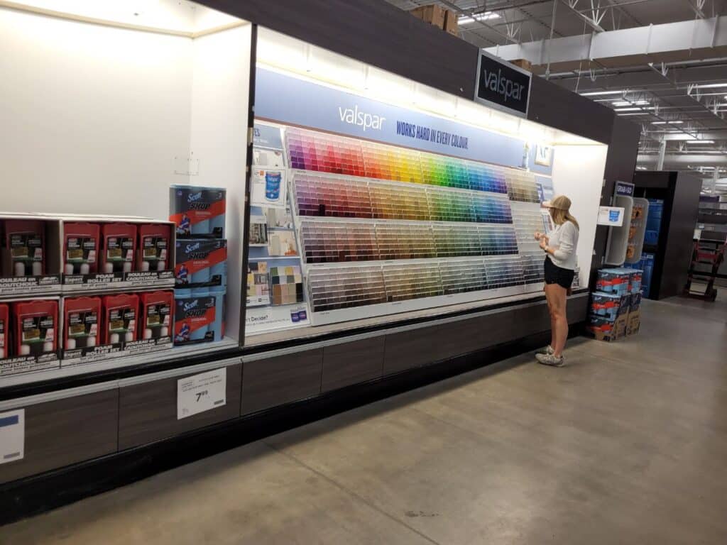 lowes paint department