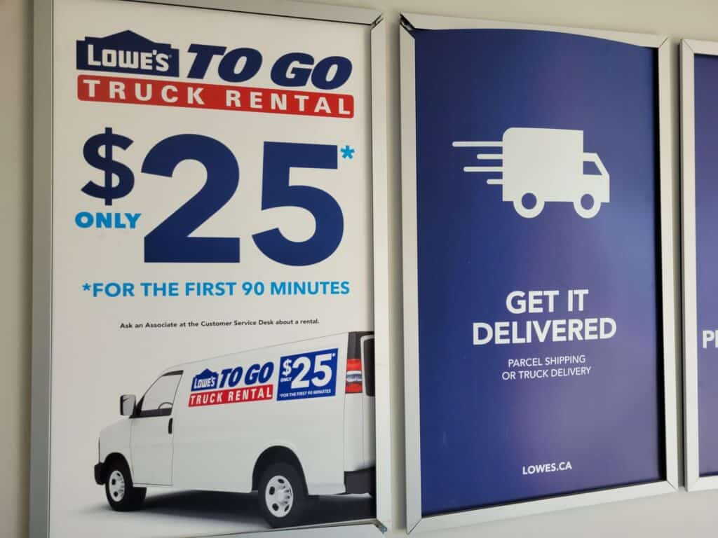 lowes van rental